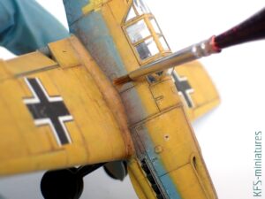 1/72 Bf 109F-4 - Eduard - Budowa cz.2