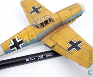 1/72 Bf 109F-4 - Eduard - Budowa cz.2