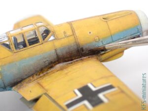 1/72 Bf 109F-4 - Eduard - Budowa cz.2