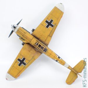 1/72 Bf 109F-4 - Eduard - Budowa cz.2