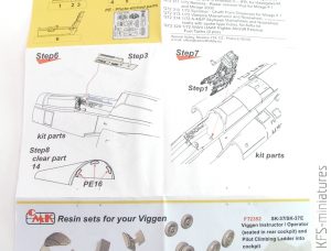 1/72 SAAB Viggen - Waloryzacje - CMK