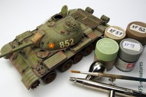 1/35 Chinese Medium Tank Type 59 - Malowanie