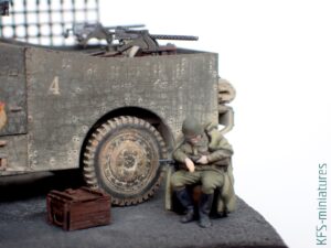 1/72 White M3A1 Scout Car - Budowa cz.3