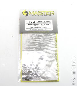 1/72 Browning M1919 & M2 barrels - Master