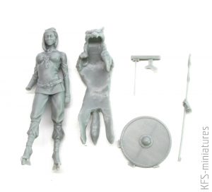 70mm Germanic Barbarian - Valkiria Miniatures