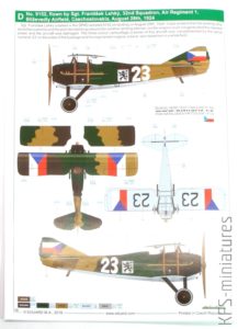 1/72 Legie - SPAD XIIIs flown by Czechoslovak pilots - Eduard