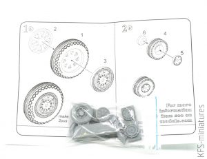 1/48 F-4U Corsair wheels set - NorthStar