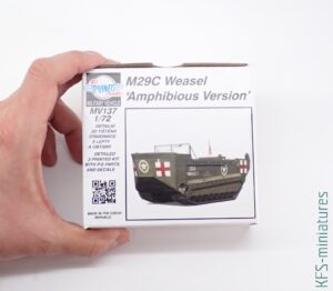 1/72 M29C Weasel - Amphibious Version - Planet Models