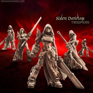 28mm Sisters Davidians - Raging Heroes