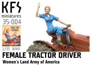 1/35 WLA Female Tractor Driver