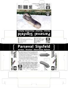 1/144 Parseval-Sigsfeld Observation Balloon - Pig Models