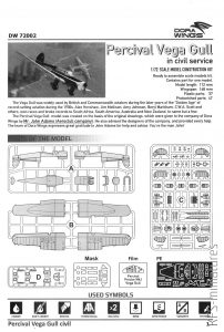 1/72 Percival Vega Gull - civil service – Dora Wings