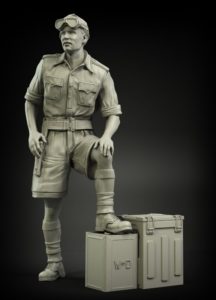 1/35 British RAC officers set - North Africa - Panzerart