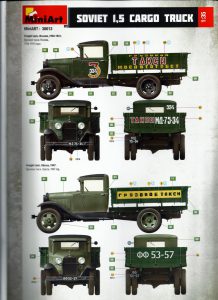 1/35 SOVIET 1.5 TON CARGO TRUCK - MiniArt