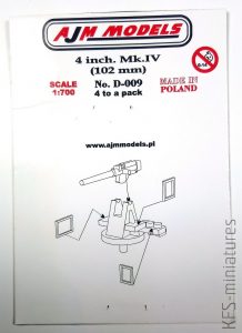 4 inch. Mk.IV (102mm) AJM Models D-009