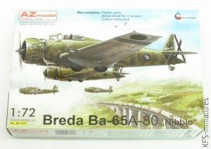 1/72 Breda Ba.65A-80 "Over Spain" - AZ model
