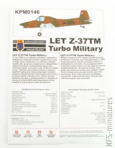 1/72 Z-37TM "Turbo Military" - KP - Kovozávody Prostějov