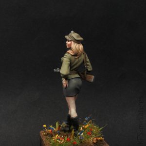 70mm Polish People's Army Pin-up girl - Valkiria Miniatures