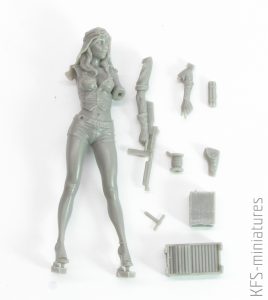 70mm SAS Girl - Valkiria Miniatures