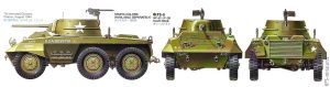 1/35 U.S. M8 Light Armored Car "Greyhound" Combat Patrol Set - Tamiya